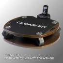 Виброплатформа Clear Fit CF-PLATE Compact 201 WENGE - магазин СпортДоставка. Спортивные товары интернет магазин в Калининграде 
