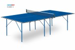 Теннисный стол для помещения swat Hobby 2 blue любительский стол для использования в помещениях 6010 s-dostavka - магазин СпортДоставка. Спортивные товары интернет магазин в Калининграде 