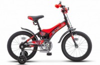 Детский велосипед Stels Jet 16" Z010 черный красный 2022 - магазин СпортДоставка. Спортивные товары интернет магазин в Калининграде 