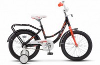 Детский велосипед Stels Flyte 18" Z011 Чёрный красный 2022 - магазин СпортДоставка. Спортивные товары интернет магазин в Калининграде 