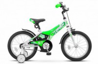 Детский велосипед Stels Jet 16" Z010 зеленый белый  2022 - магазин СпортДоставка. Спортивные товары интернет магазин в Калининграде 