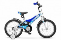 Детский велосипед Stels Jet 16" Z010 синий белый 2022 - магазин СпортДоставка. Спортивные товары интернет магазин в Калининграде 