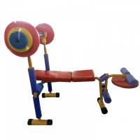 Силовой тренажер детский скамья для жима DFC VT-2400 для детей дошкольного возраста s-dostavka - магазин СпортДоставка. Спортивные товары интернет магазин в Калининграде 