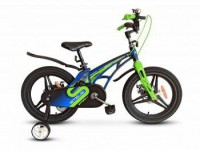 Детский велосипед Stels Galaxy Pro 16" V010 зеленый 2022 - магазин СпортДоставка. Спортивные товары интернет магазин в Калининграде 