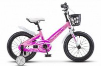 Детский велосипед Stels Pilot-150 16" V010 розовый 2022 - магазин СпортДоставка. Спортивные товары интернет магазин в Калининграде 